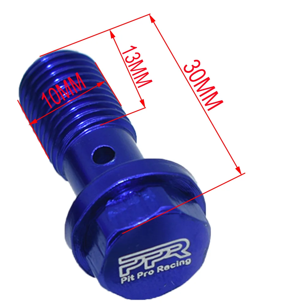 Brake and Hydraulic Clutch Oil Hose Fuel Hose oil cooler Refitting aluminum M10 Bolts For Connector End smile