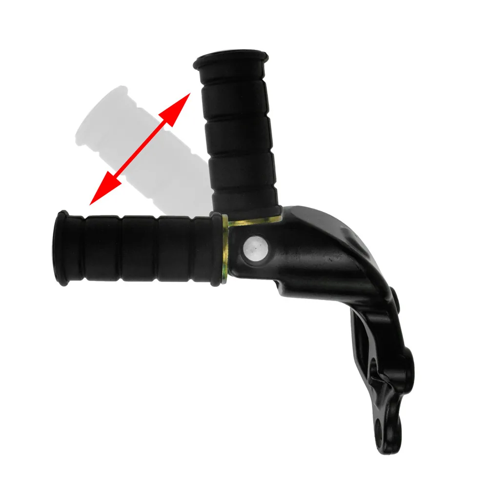 Motorcycle Passenger Footpegs Rear Footrest Mounting Bracket Pedal Black For Indian Scout Bobber 18-20 Sixty 16-20 Bobber Twenty