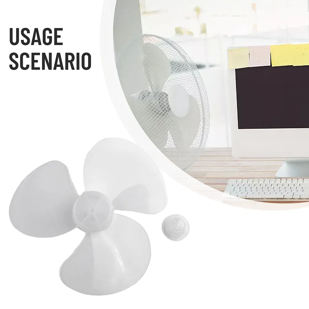 Fan Blade For Stand Fan Desk Fan 16 Inches Plastic Fan Blade 3 Leaves For Standing Pedestal Floor Wall / Table Fanner