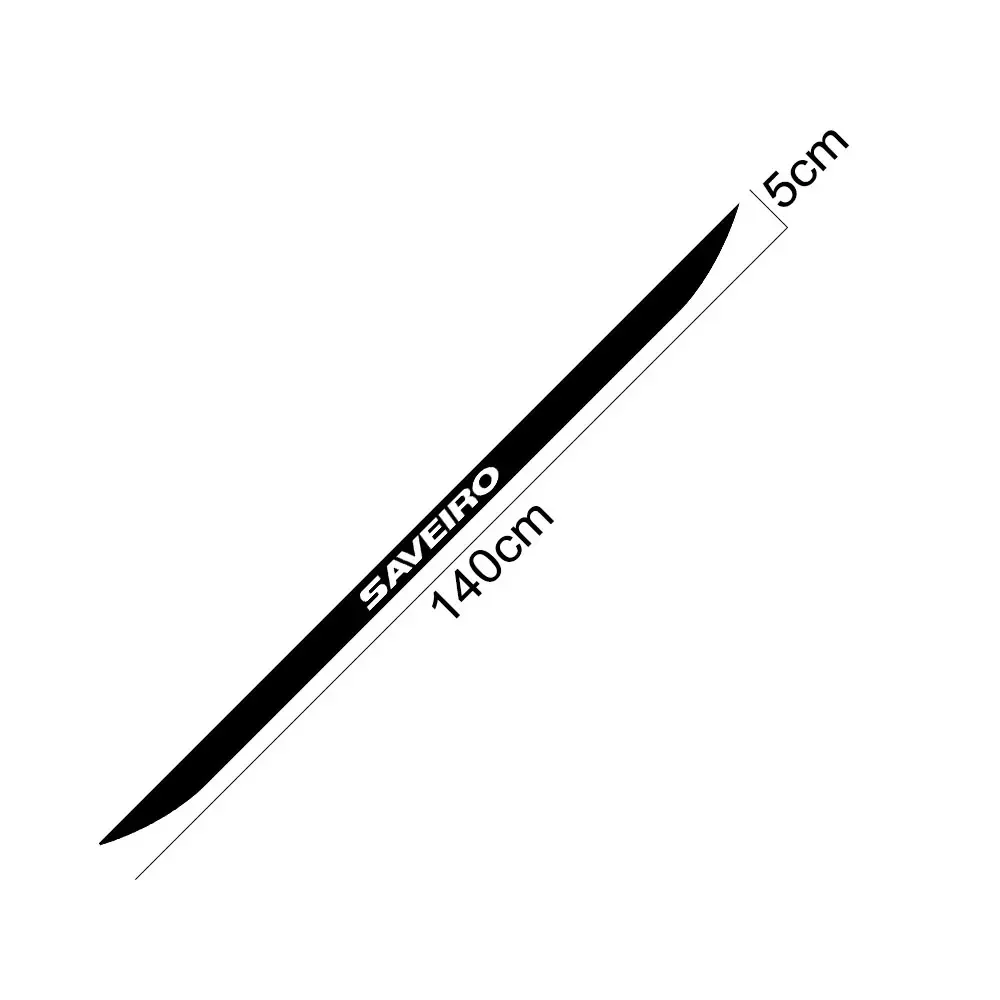 For Volkswagen Saveiro Pickup Tailgate Decals Car Rear Tail Stickers Truck Graphics Vinyl Decor Cover Auto Tuning Accessories