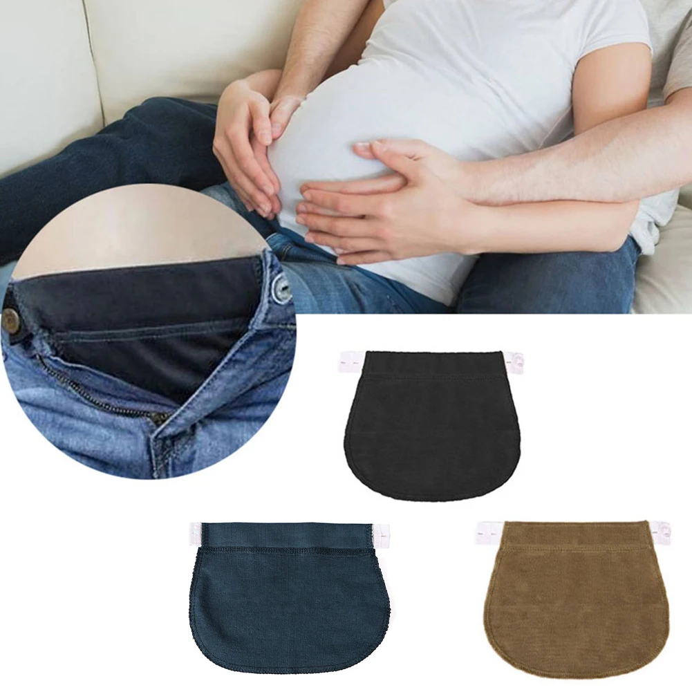 Waist Adjustable Extender Elastic Jeans Soft ddmysmile Waistband Pregnancy Pants Maternity Belt Smile