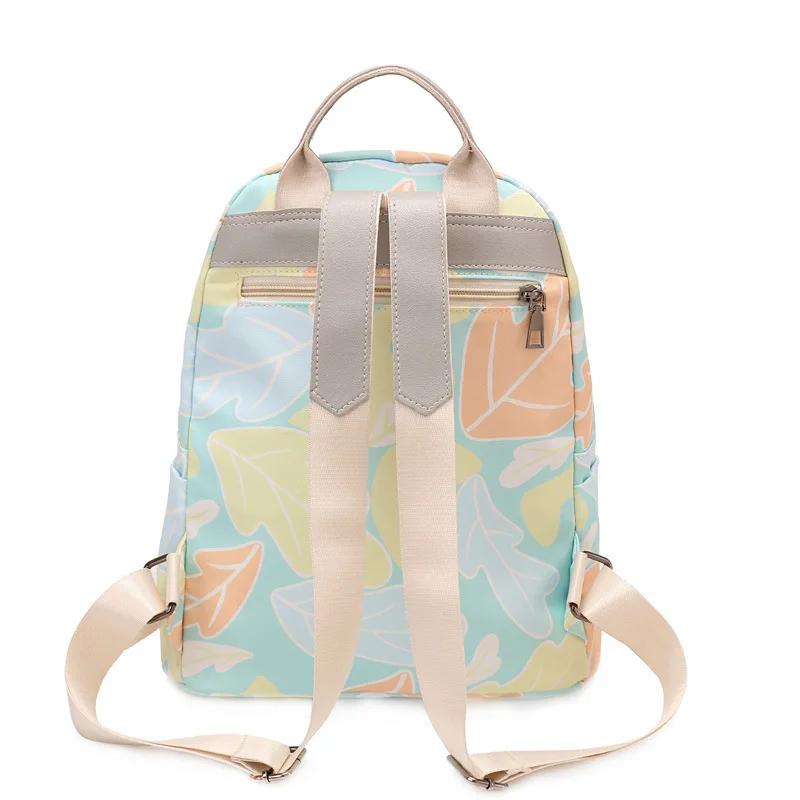 Bags Backpacks for Female Women high-capacity Printing Waterproof Wear-resistant Suitable for Girls' Leisure Or Travel Black smile Girls'