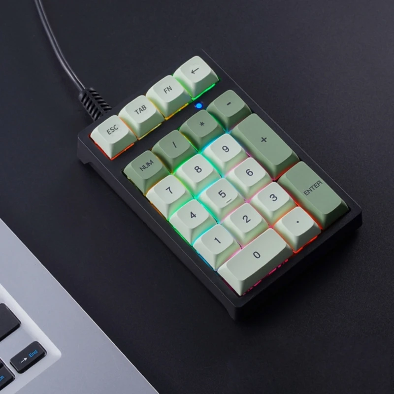 Ergonomic Mini Digital Accounting Keyboard Laptop Number Pad USB Wired- Numpad M76A