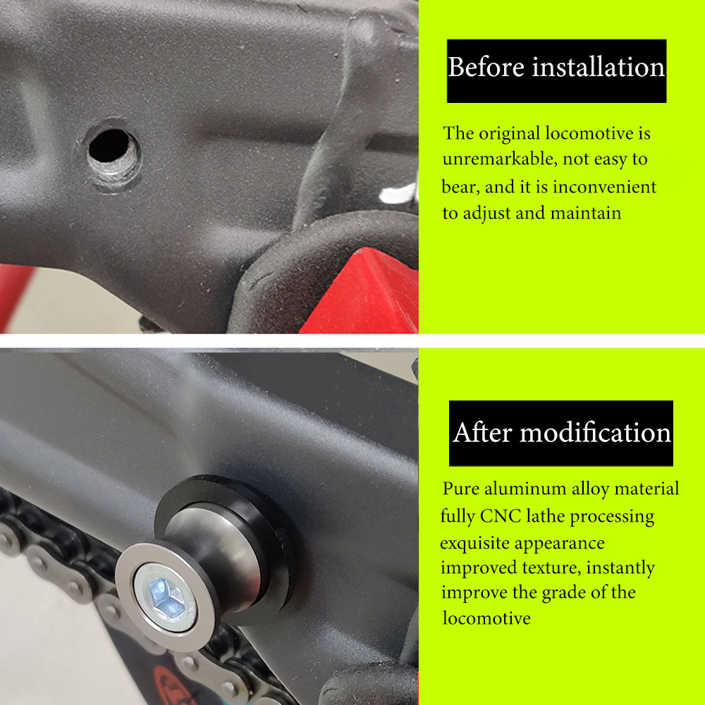 For Moto Guzzi BREVA750 BREVA 750 2008 2007 2006 2005 2004 M10 Motorcycle Accessories Swingarm Spools Slider Rear Stand Screws