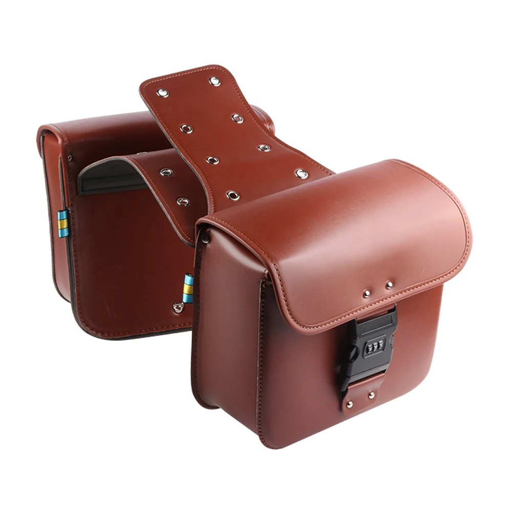 Retro Luggage Side Bag Tool Storage Bags For Royal Enfield Himalayan 400 411 650 BS6 Motorcycle Parts Rear Seat Bag Saddle Bag