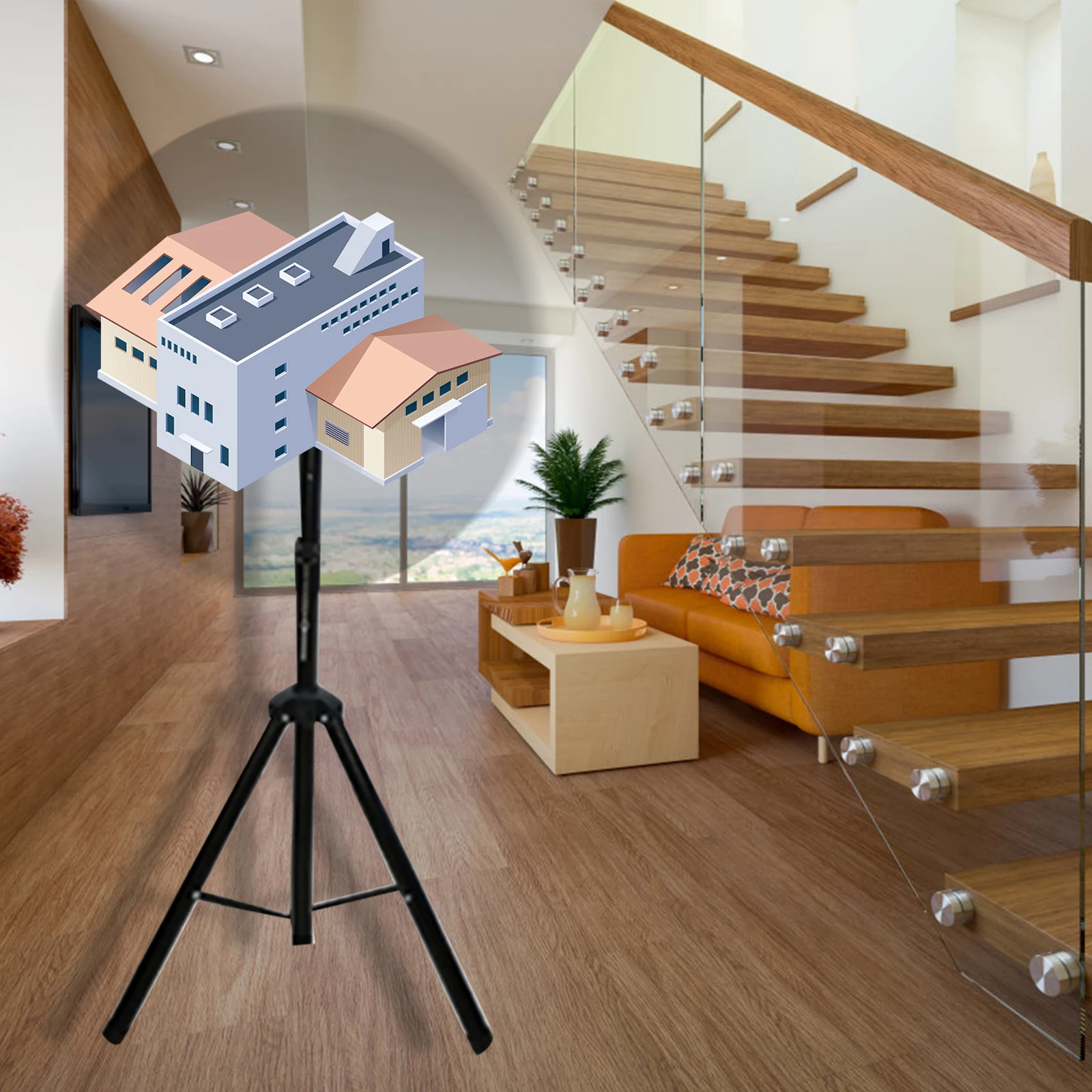 56cm 3D Holographic Projector Advertising Machine WIFI Naked Eye 3D Holographic Projector Remote Advertising Display Support