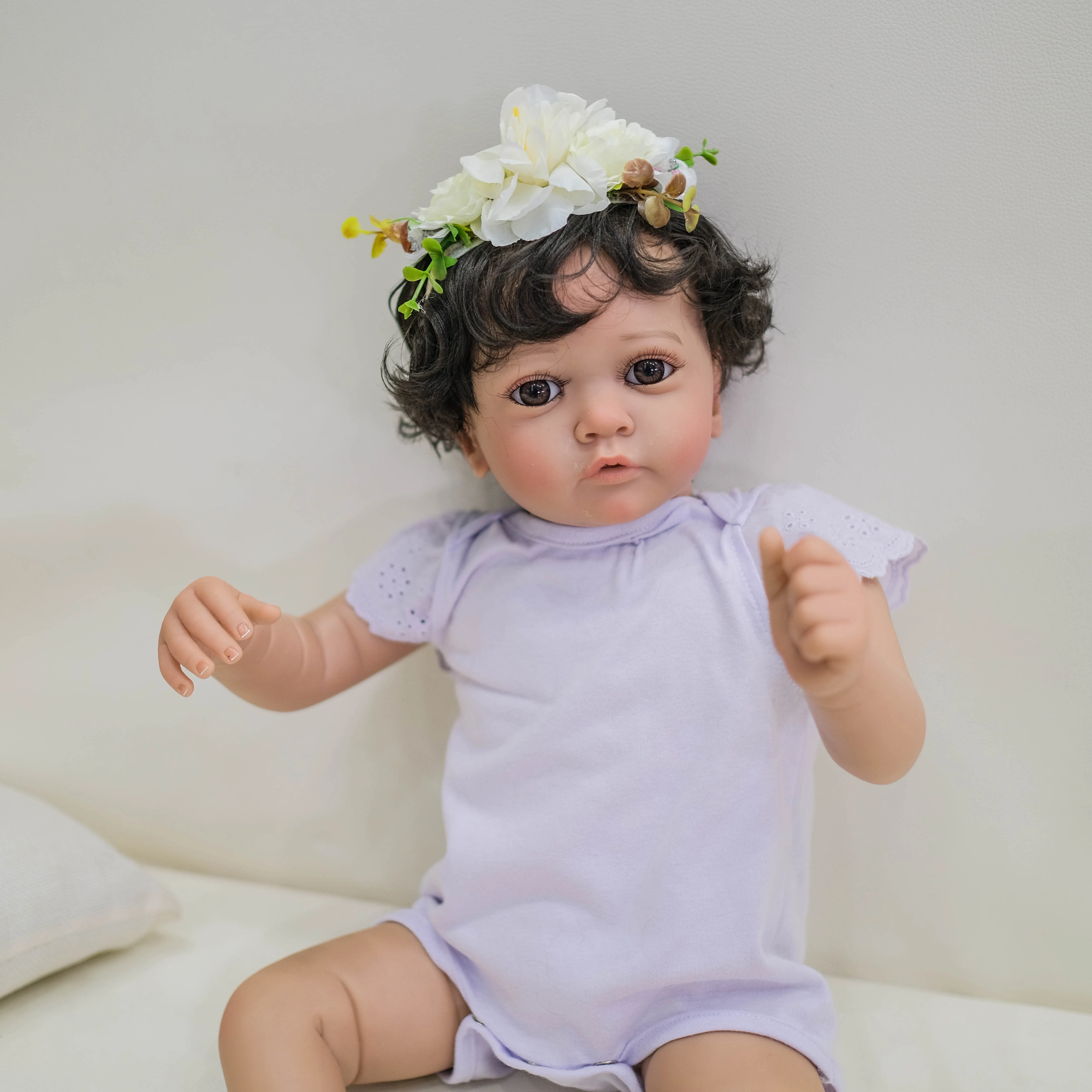 NPK 23inch Reborn Toddler Doll New Popular new Ayana Hand Root Hair 3D Skin Visible 2025 Veins High Quality Art Doll