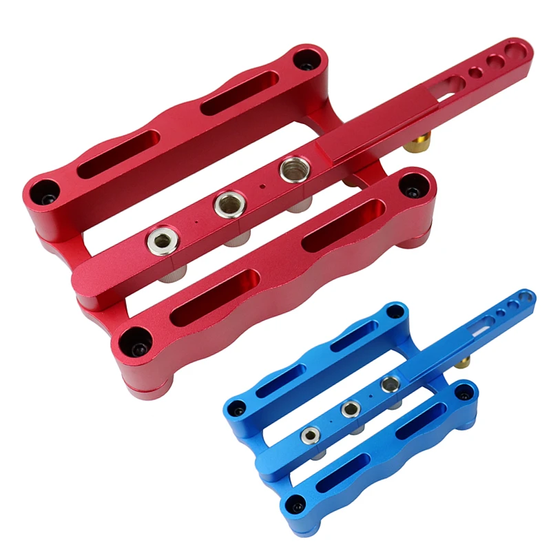 Self-centering Woodworking Doweling Jig Kit 6/8/10mm Drill 2025 Guide Wood Dowel Puncher Locator new For Household Carpentry Tools