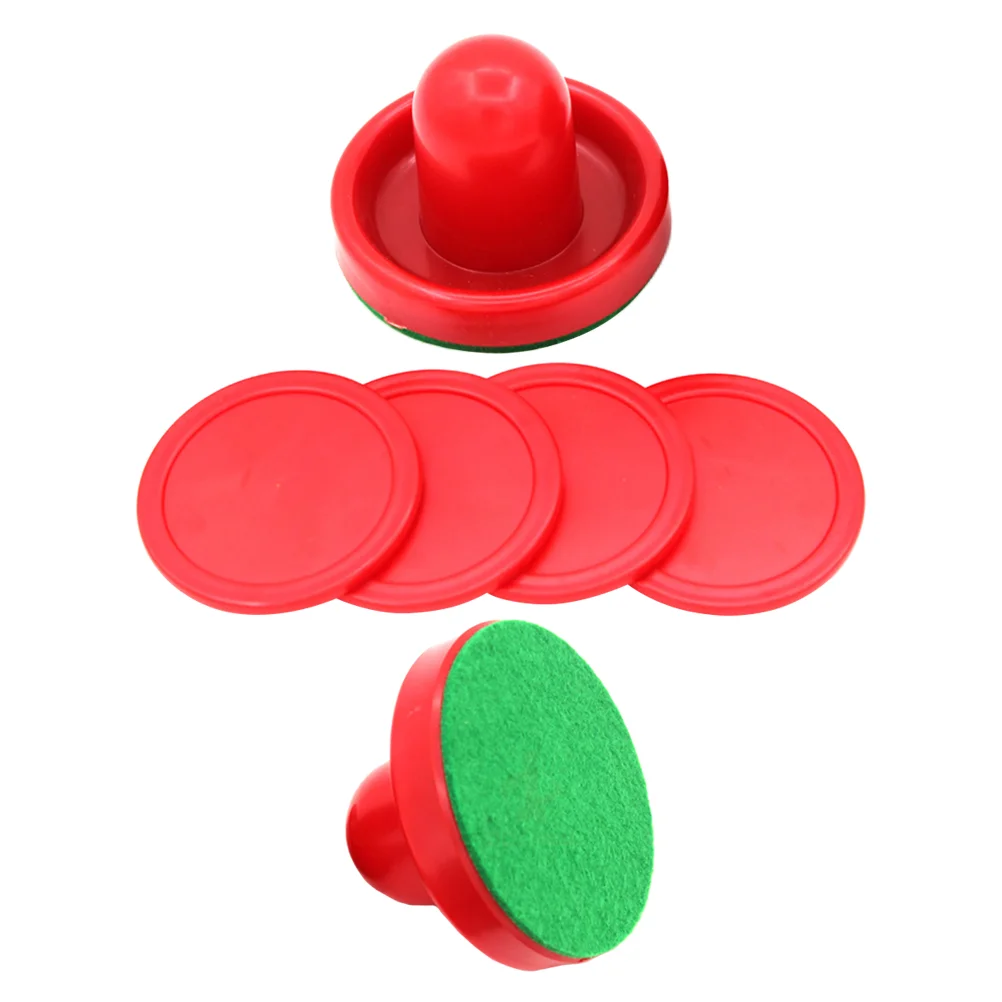 Hockey Air Table Pushers Pucks Paddles Paddle Game Puck Accessories Replacement Parts Pusher Handles Goal Mini Tables Discs