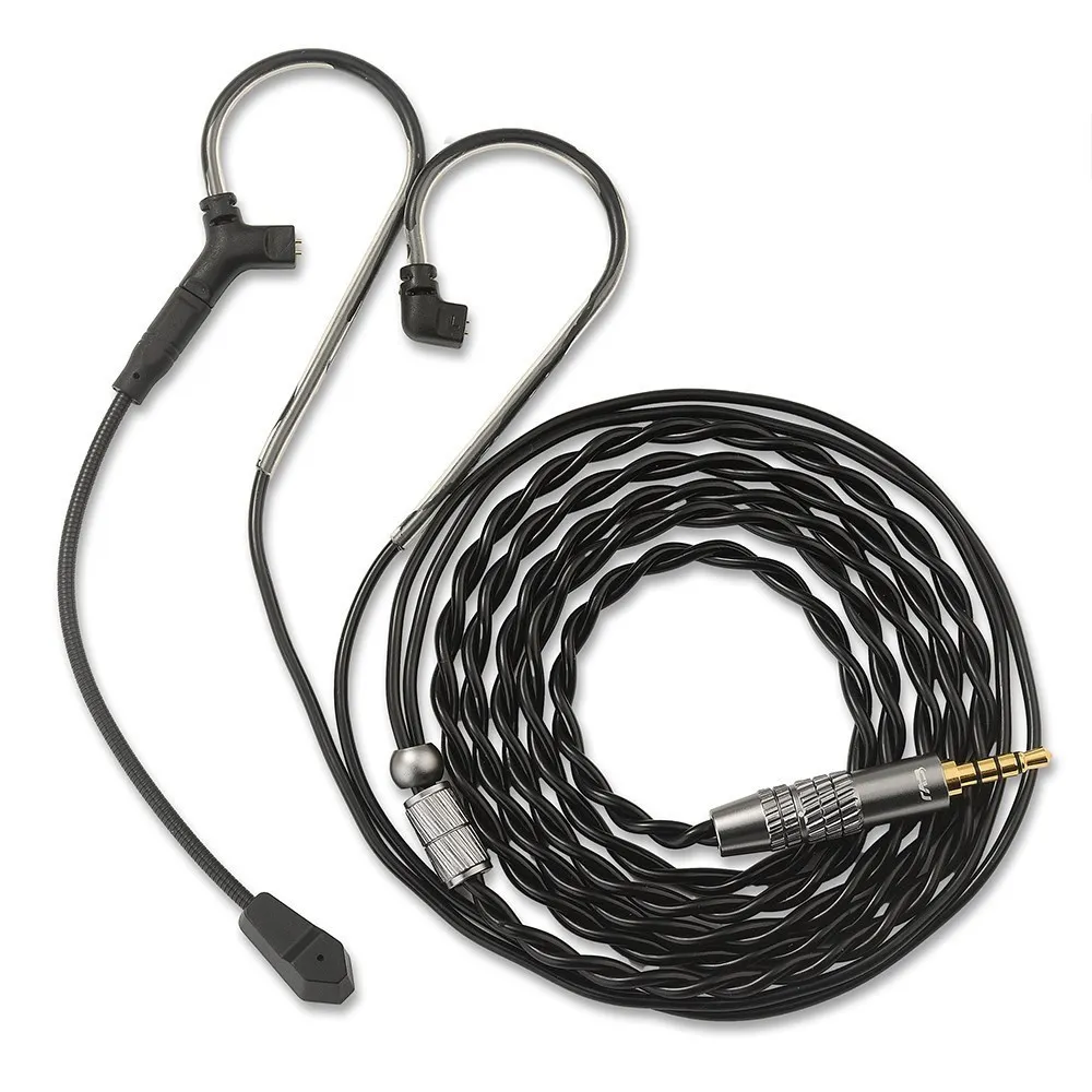 CVJ Hato Typec game-specific interchangeable audio plug boom microphone headset upgrade line 0.75 0.78 mmcx Cable C Pin 3.5mm