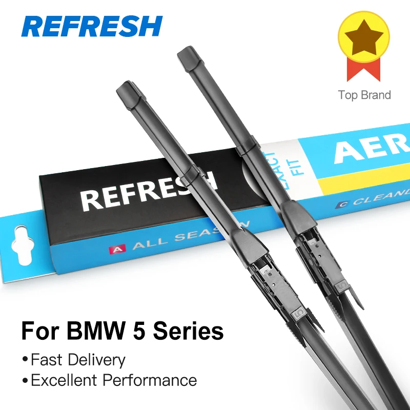 Wiper for REFRESH Blades 5 Series E39 E60 E61 F07 F10 F11 G30 G31 520i 523i 525i 528i 530i 535i 518d 520d 525d 530d 535d smile