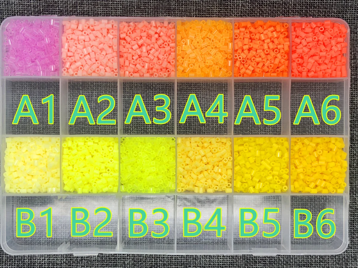 New 1000 PCS 2.6MM PERLER BEADS for GREAT Kids Great Fun Many Colors