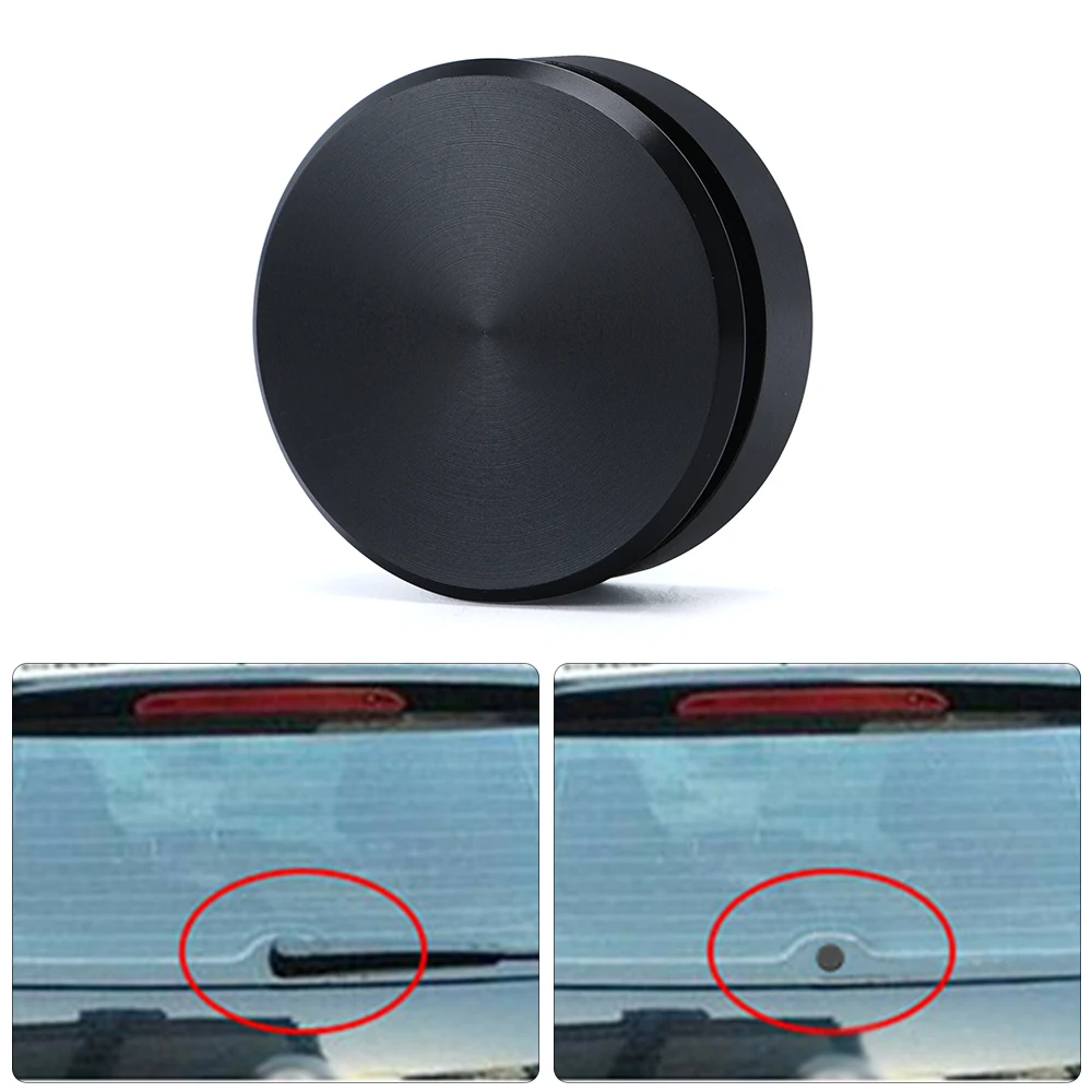 Car 1 Set Aluminum Rear Wiper Delete Kit Plug Cap for Honda Acrua Toyota Mazda Nissan Kia Universal Car Accessories smile