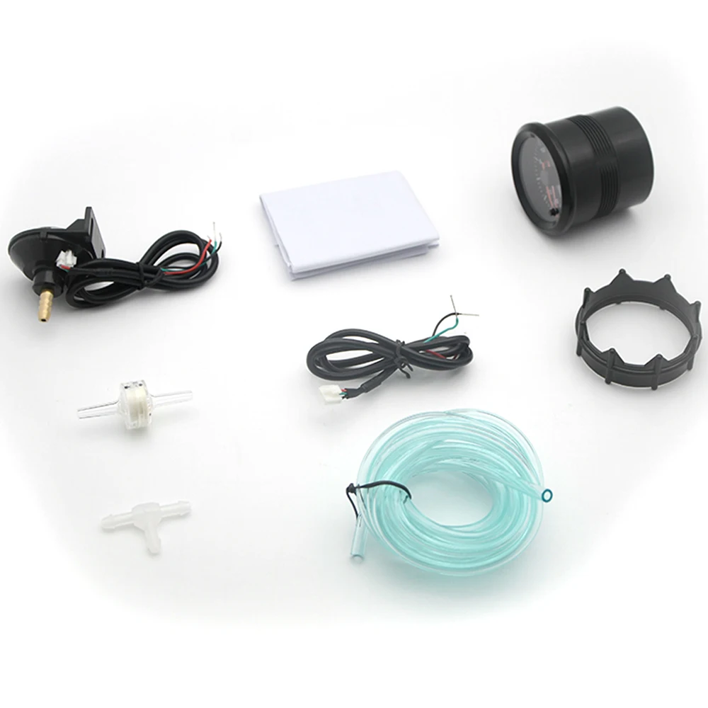 2" 52mm 7 Colors LED Dual Display Boost/Water/Oil temp/Oil pressure/Volt/Air fuel Ratio/EGT/Tachometer Car Gauge