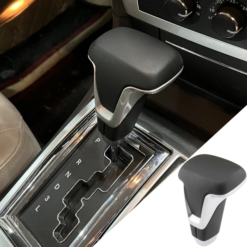 knob Automatic Gearbox Shift Handles Gear Shift Knob Lever Stick Head for Chrer 300C Genuine Leather Handball Free Shipping smile