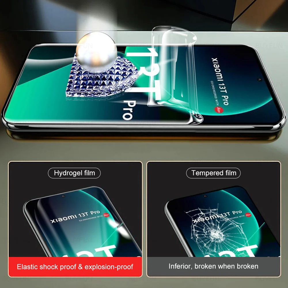 3-in-1 For Xiaomi 13T Pro 5G Front Back Hydrogel Film Camera Glass Xiaomi13T Mi 13TPro 13 T Mi13T 2023 Soft HD Screen Protector