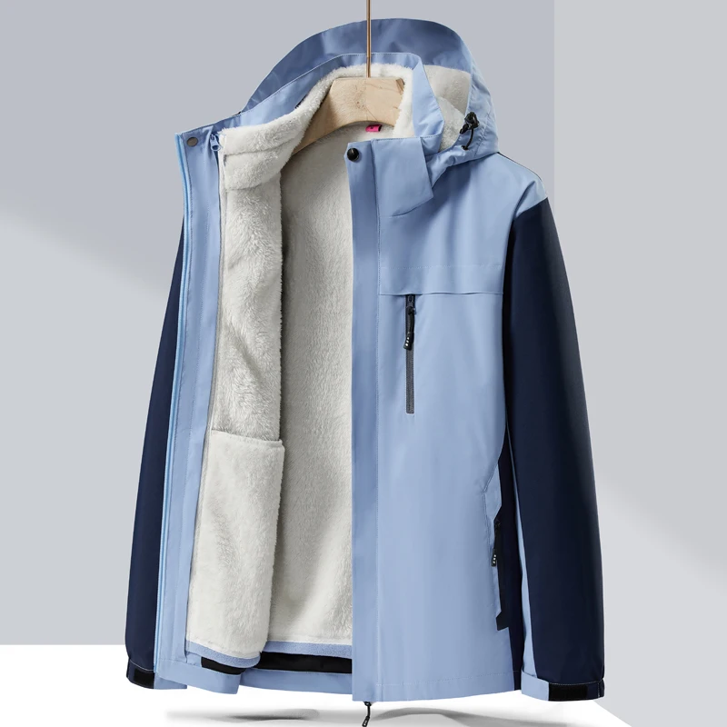 Suit Winter Warm Ski Women Windproof Waterproof Snowboarding Fleece Jackets and Snow Pants Female Skiing Costumes Overalls smile