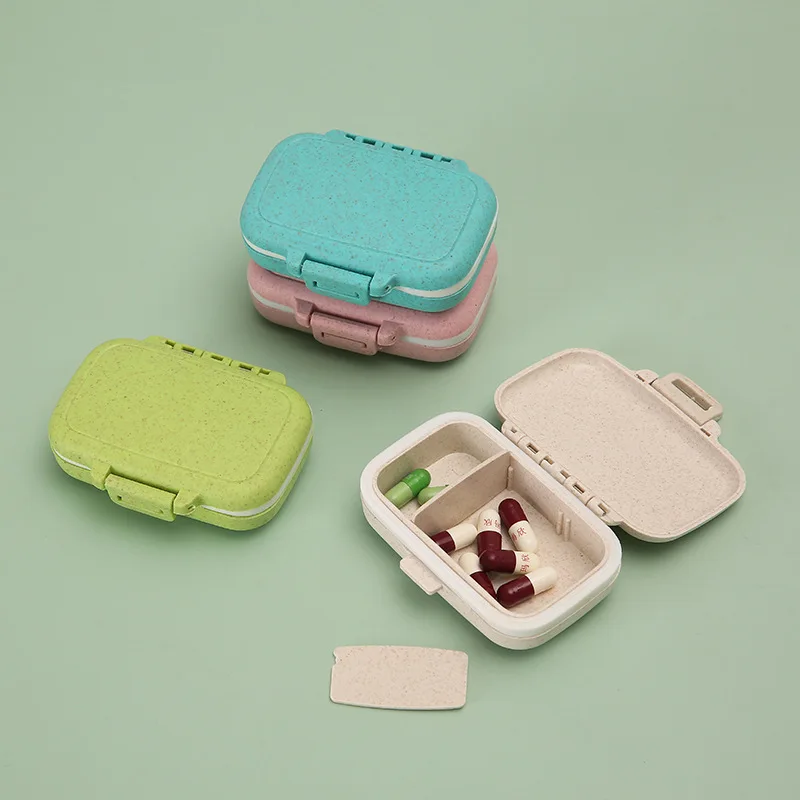 2025 3 Lattices Pill Box Tablet Pill Case Dispenser Medicine new Boxes Dispensing Medical Kit Mini Organizer Case Holder Pill Splitter
