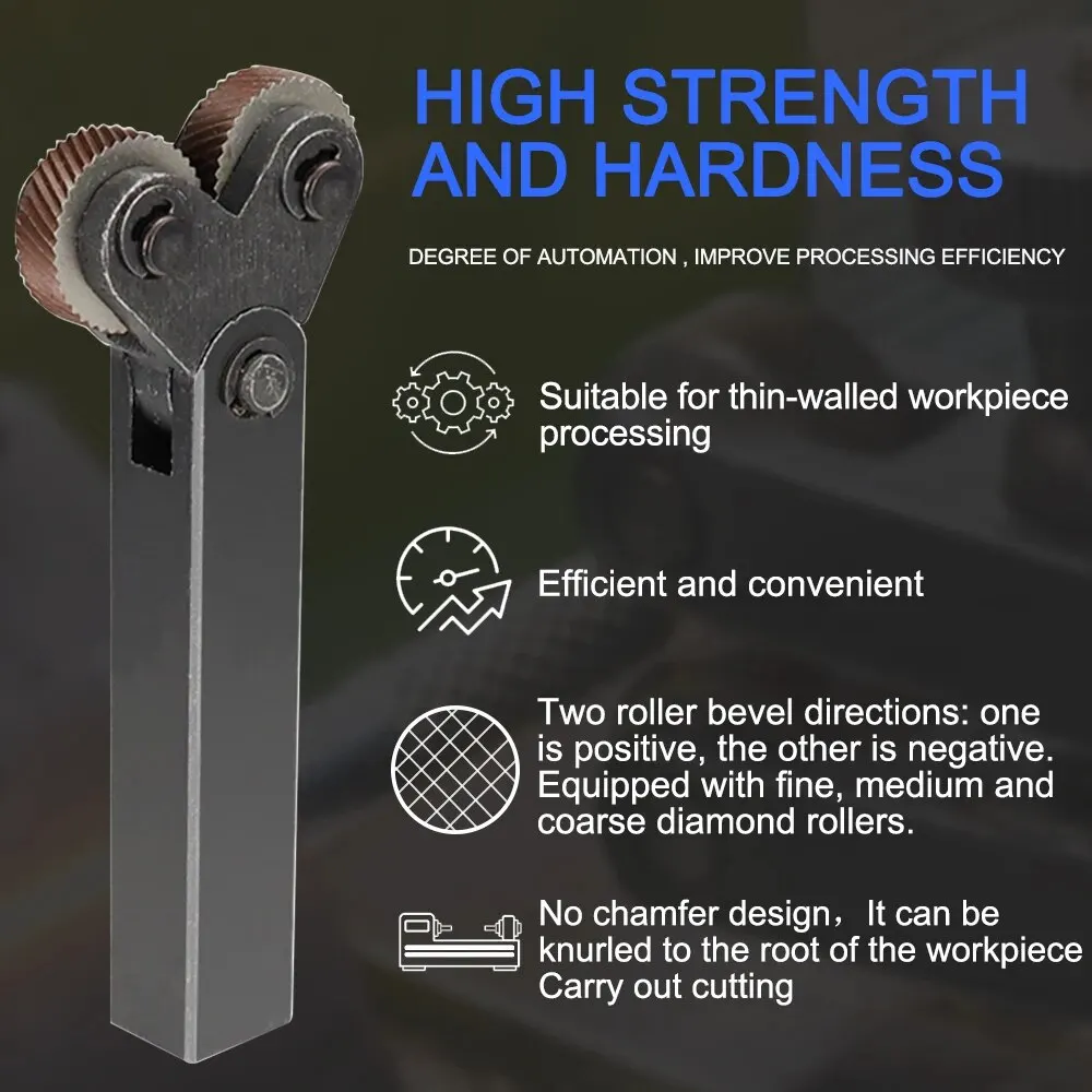 new XCAN Dual Wheel Knurling Tool Kit 7pcs Pitch 0.5mm 1mm 2mm Lathe Cutter 2025 Wheel Knurling Tool Set