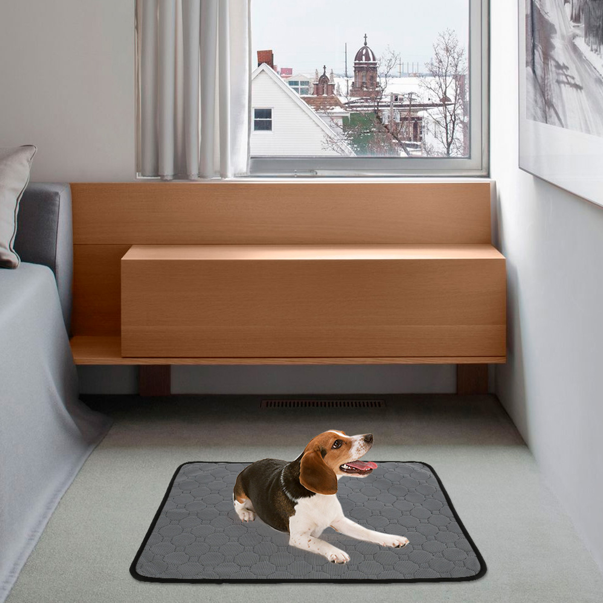 Pee Blanket Reusable Absorbent Diaper Washable Puppy Training Pad Pet Bed Urine Mat Moisture-Proof for Pets Dog Supplies