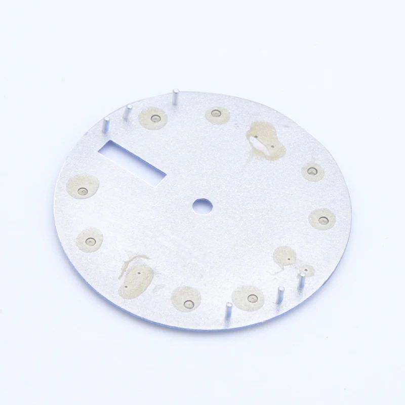 Seiko Blue Dial C3 Green Luminous 28.5mm Watch Dial for NH35 NH36 Movement Fits SKX007 6105 SRPD Tuna Monster Turtle Watch Case