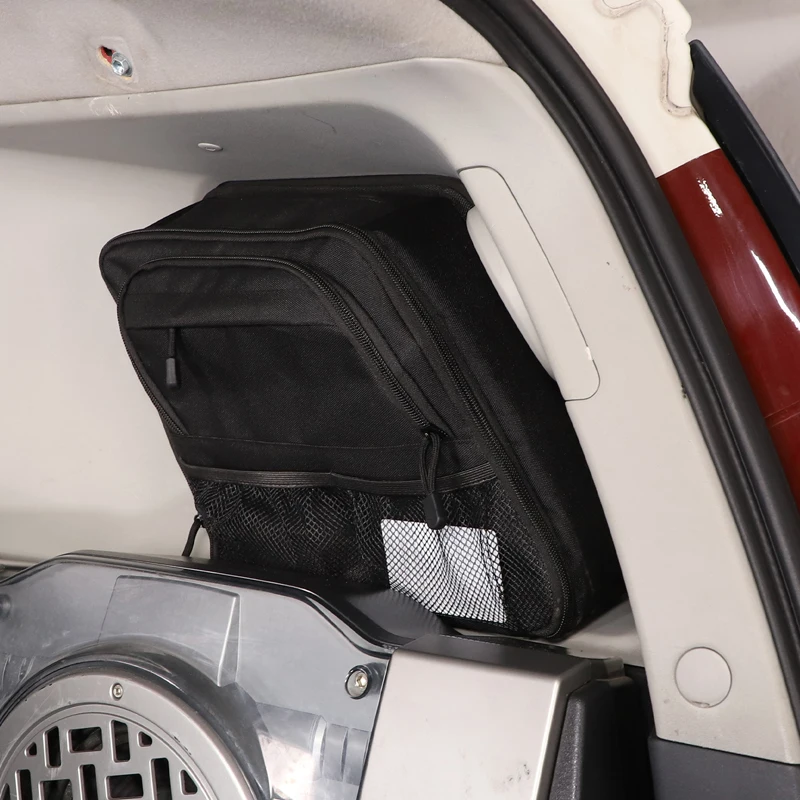 For Toyota FJ Cruiser 2007-2021 Oxford Cloth Black Car Trunk Storage Box Bag Cargo Tools Tidying Package Car Accessories