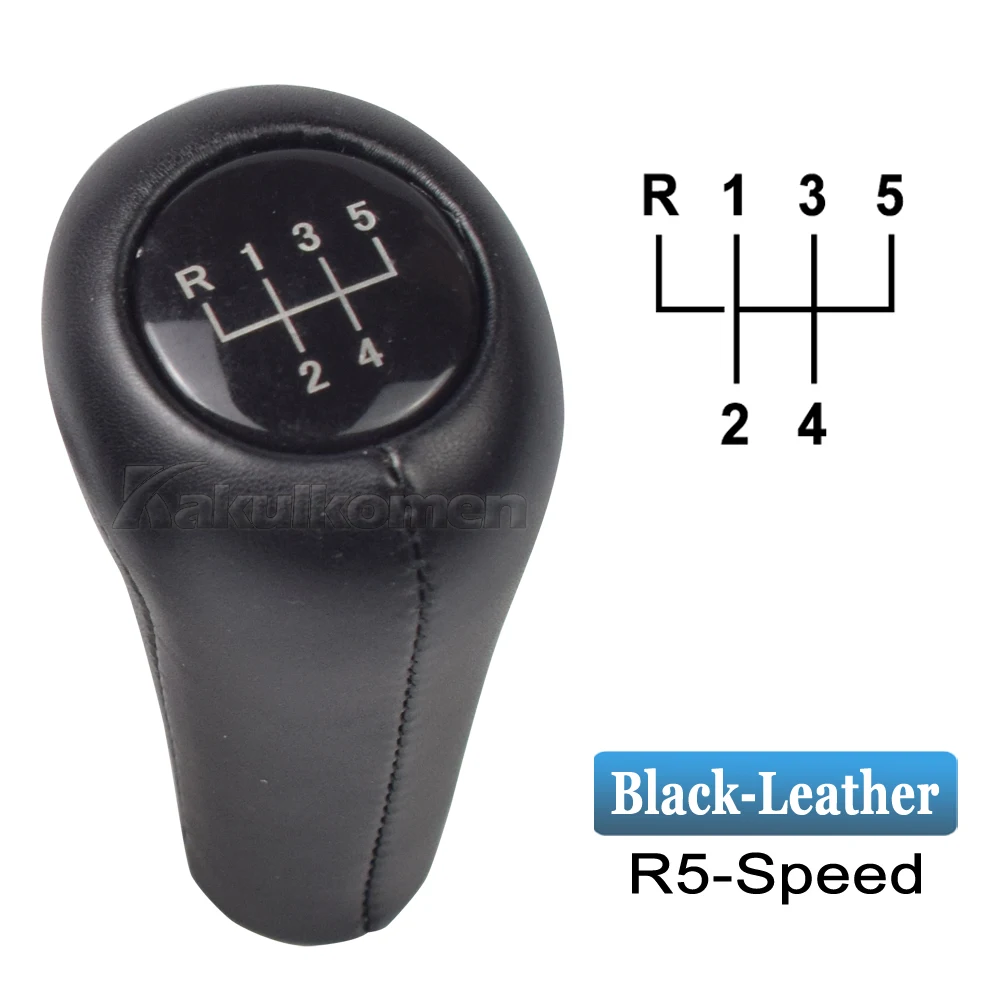 1 Fit For 3 5 6 Series E30 E32 E34 E36 E38 E39 E46 E53 E60 E63 E83 E84 E90 E91 Car 5 6 Speed Leather Gear Stick Shift Knob smile