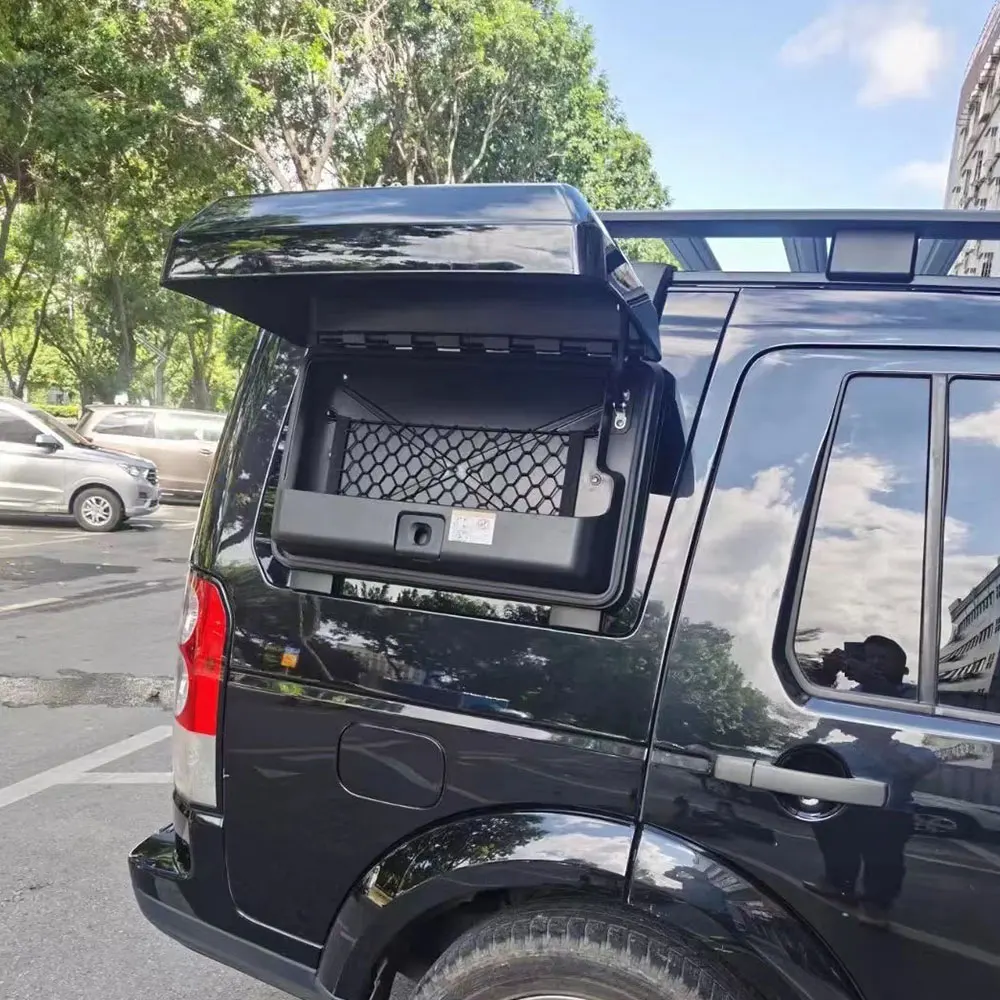 Car Roof Racks For Land Rover Discovery 4 3 LR4 2010-2017 Roof Rack Rail Luggage Boxes Small Bag Side Folding Ladder Box
