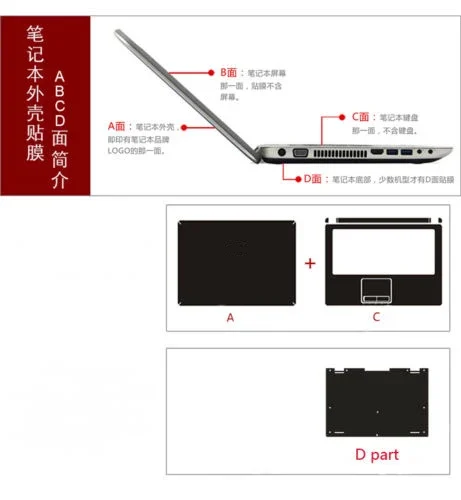 Leather Skin Stickers for ASUS TUF Gaming F15 FX506HM FX506L FX505 FX505DD FX505DT FX505DU FX505DV Laptop