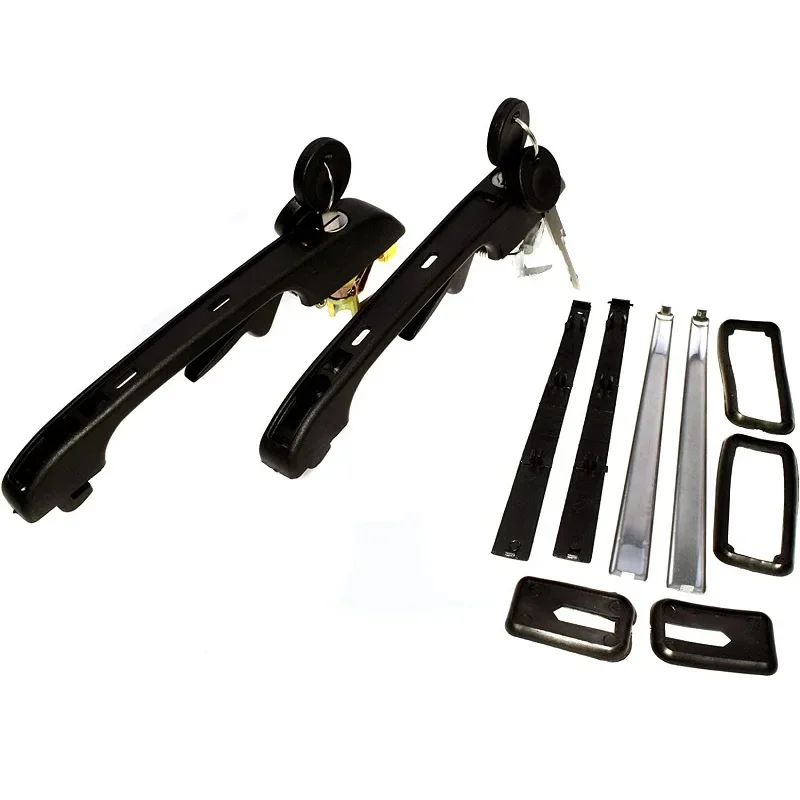 193839205 191837206 191837205A 193839206 Pair ddmysmile Outside Door Handle Front Left Right For VW 1 2 Golf Jetta Rabbit GTI Smile