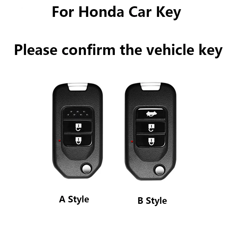 TPU Car Flip Key Case Cover Shell Fob For Honda Accord 2025 Civic Fit HRV new XRV CRV CR-V Crider Pilot Keychain Accessories