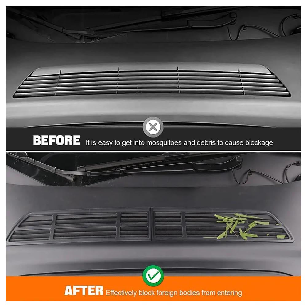 Insect-proof Net For Tesla Model Y Front Trunk Air-conditioning Cover Intake Grille Clean Air Inlet Protective Accessories 2023