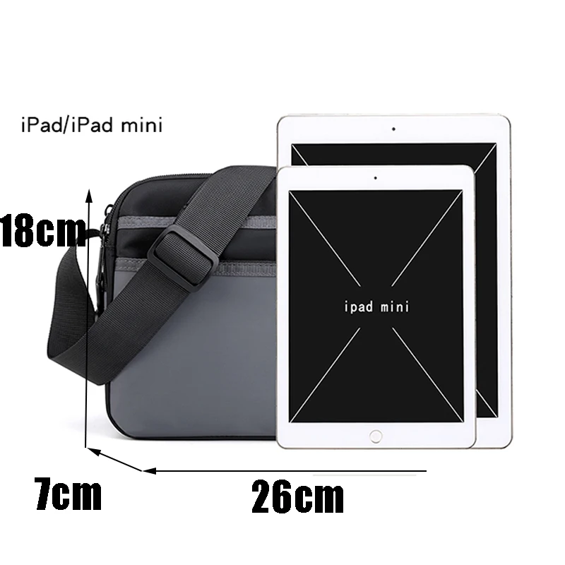 Men Bag Crossbody Shoulder Zipper Travel Messenger Pack Male Shoulder Sling Working Bags Bookbag Briefcase Casual Sling Bag Male smile