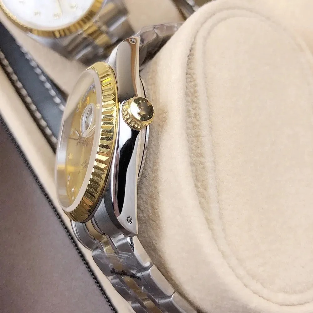 U1 Top-grade AAA Watch Prince Princess Day Date M74000-0012 Watches Men Women Automatic Mechanical Movement Sapphire Glass Stainless Steel Strap Wrist