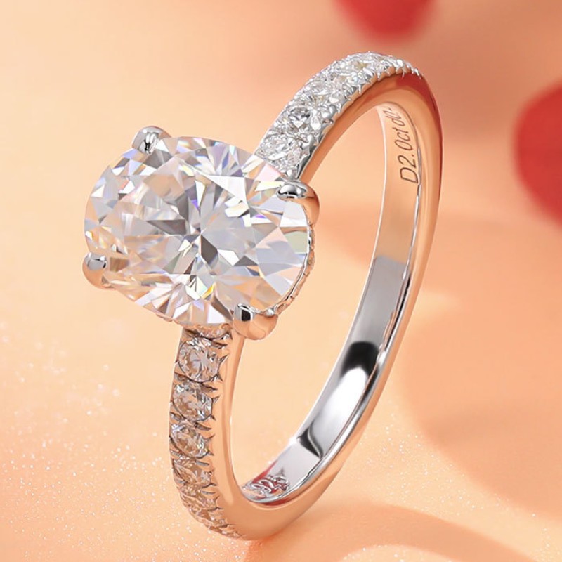 2024 Vintage Lab Moissanite Diamond Finger Ring 925 Sterling Silver Party Wedding Luxury Rings for Women Men Promise Engagement Jewelry Gift Size 6-11