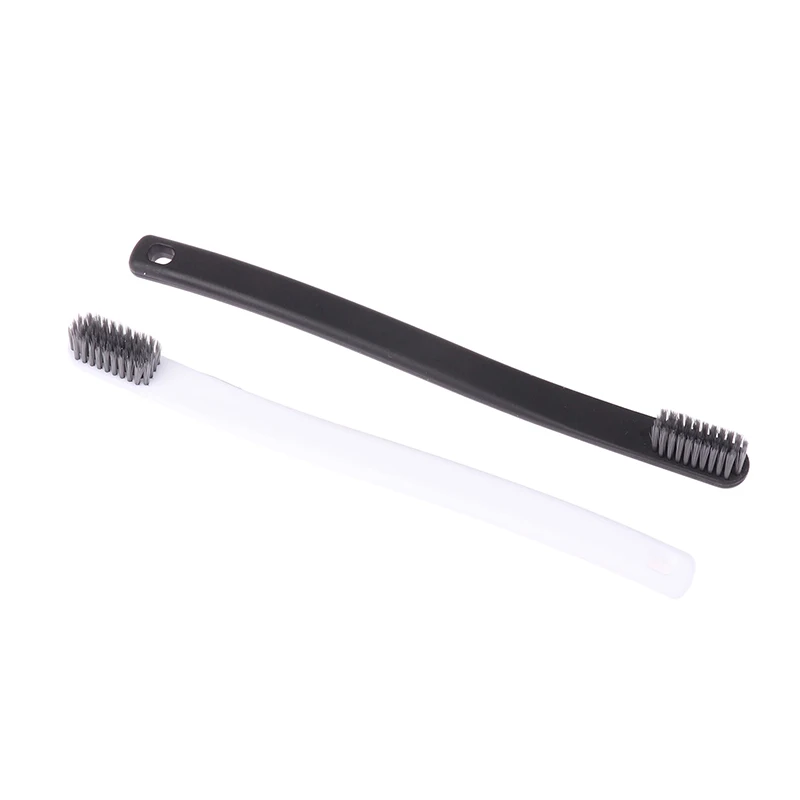 Set ddmysmile Fine Toothbrushes Ultra Bamboo Charcoal Adult Reusable Soft Bristles Anti-Skid Couple Toothbrush Men Women High Density Smile