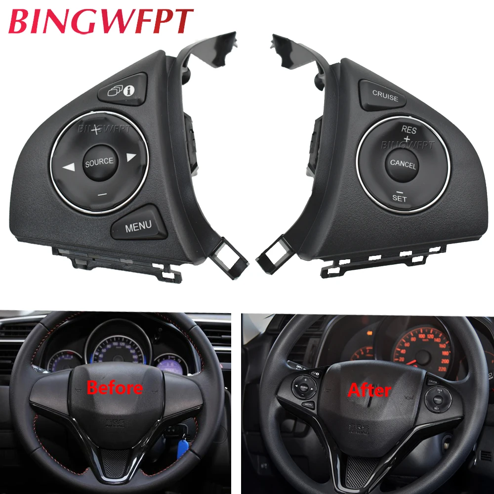 Premier Quality Steering Wheel Switches buttons For Honda Fit 2015-2018 Audio Radio Remote Cruise Control Button
