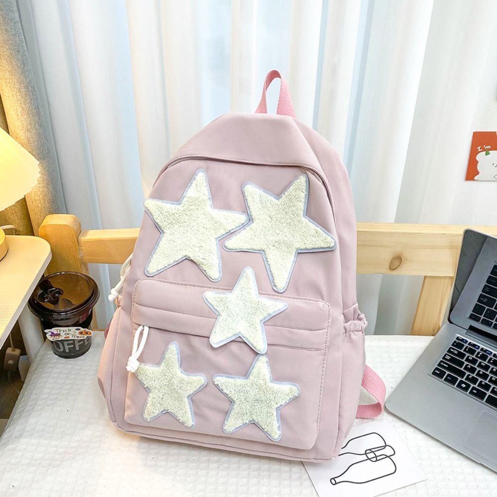 Fashion Designer Large Capacity School Nylon Waterproof Computer Backpack Star Travel Bag