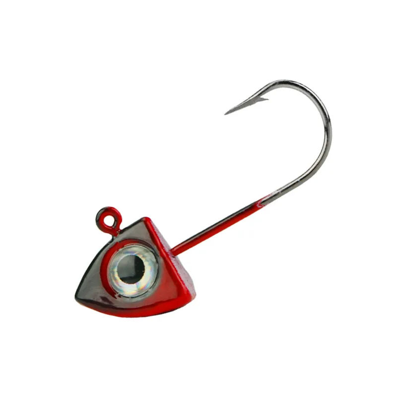 Jig Fishing 5pcs Head Hooks Fish Head Fishhook For Soft Worm Fishing Tackle Kit 2g 3g 4g smile