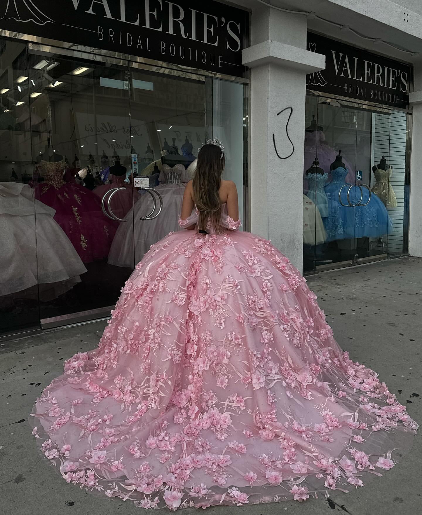 Princess Pink Dresses Prom Ball Gown Off Shoulder Ral D Appliqued Beaded Vestido De Quinceanera Backless Masquerade Dress E Ress