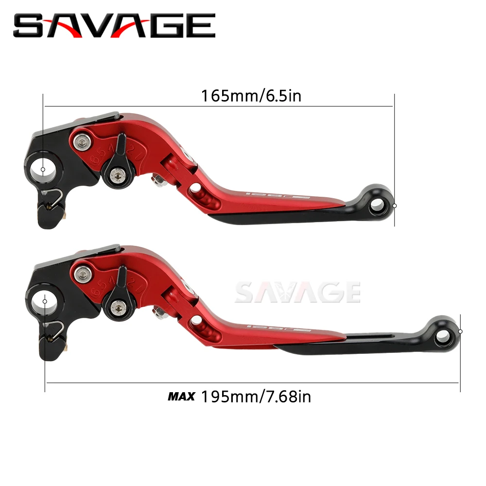 Folding Moto Extendable Adjustable Brake & Clutch Levers Motorcycle Accessories For DUCATI MONSTER 696 796 797 821 950 1200/S/R smile &