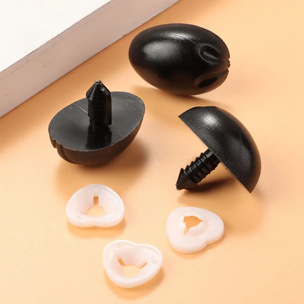 Tool DIY 10pcs Craft Plastic Toys DIY Doll Noses Dolls Accessories Safety Noses Parts Oval Nose smile