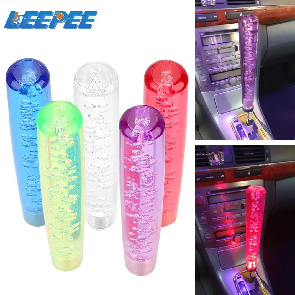 Bubble Car Crystal 25Cm Shift Knob Stick Universal For Auto Manual Stick Gear Shifter ddmysmile Gear Shift Knob Car Accessories Smile