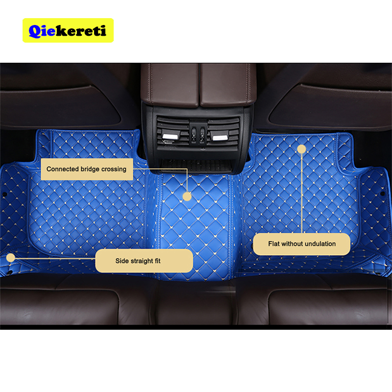 QIEKERETI Custom Car Floor Mats For Dongfeng AX7 AX5 AX4 AX3 A30 A60 580 Auto Carpets Foot Coche Accessorie
