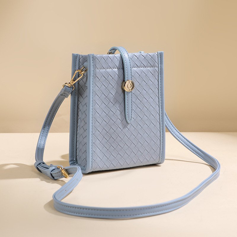 2025 Designer Trendy 2024 3 handbag new woven small women's mobile phone shoulder crossbody bag free shipping