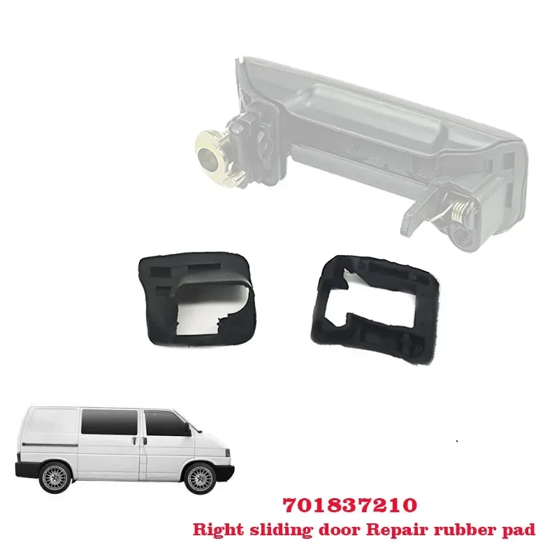 Door Handle repair Car rubber pad for TRANSPORTER T4 1990-2004 701837206 701837205 701837210 701827561 smile