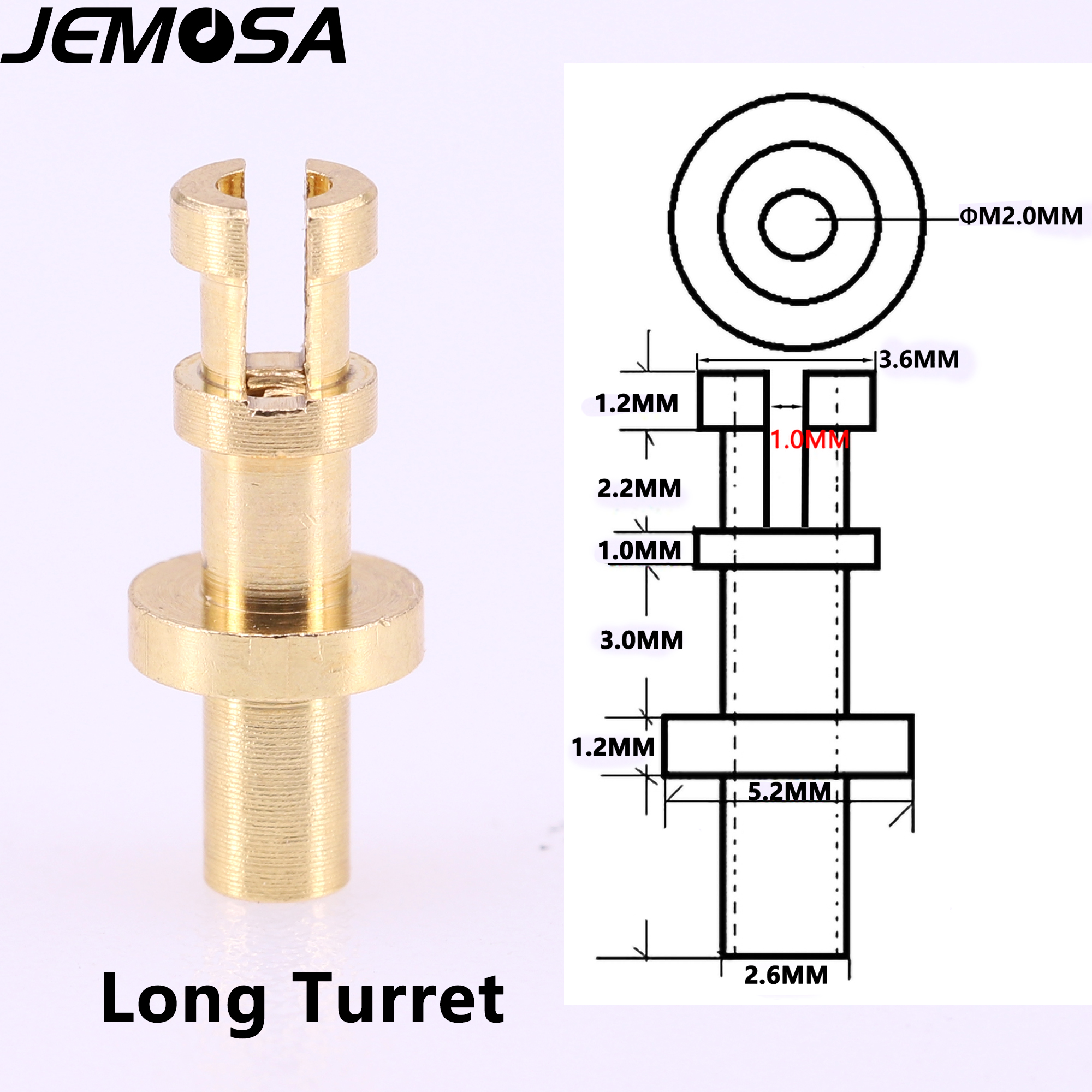 2025 new DIY Turret lug Project Audio Strip Tag Board Turret Board Terminal Lug For Tube Amplifier DIY Copper Plated Gold Slotted Turret