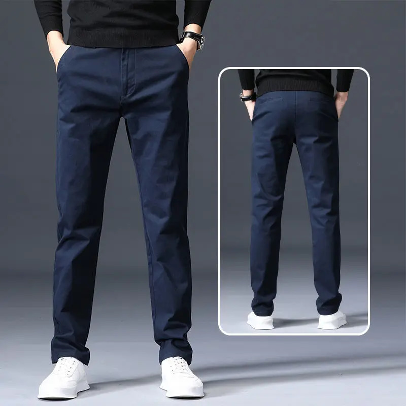 Spring and Autumn Golf Pants Mens British Slim Fit Casual Regular Korean Fashion Versatile Sports Pan 240401