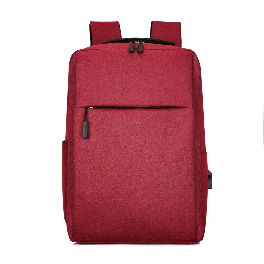 Bag 15.6 Inch Laptop Backpack Large Capacity Waterproof Multifunctional USB Charging Case Men Women For Work Travel School smile