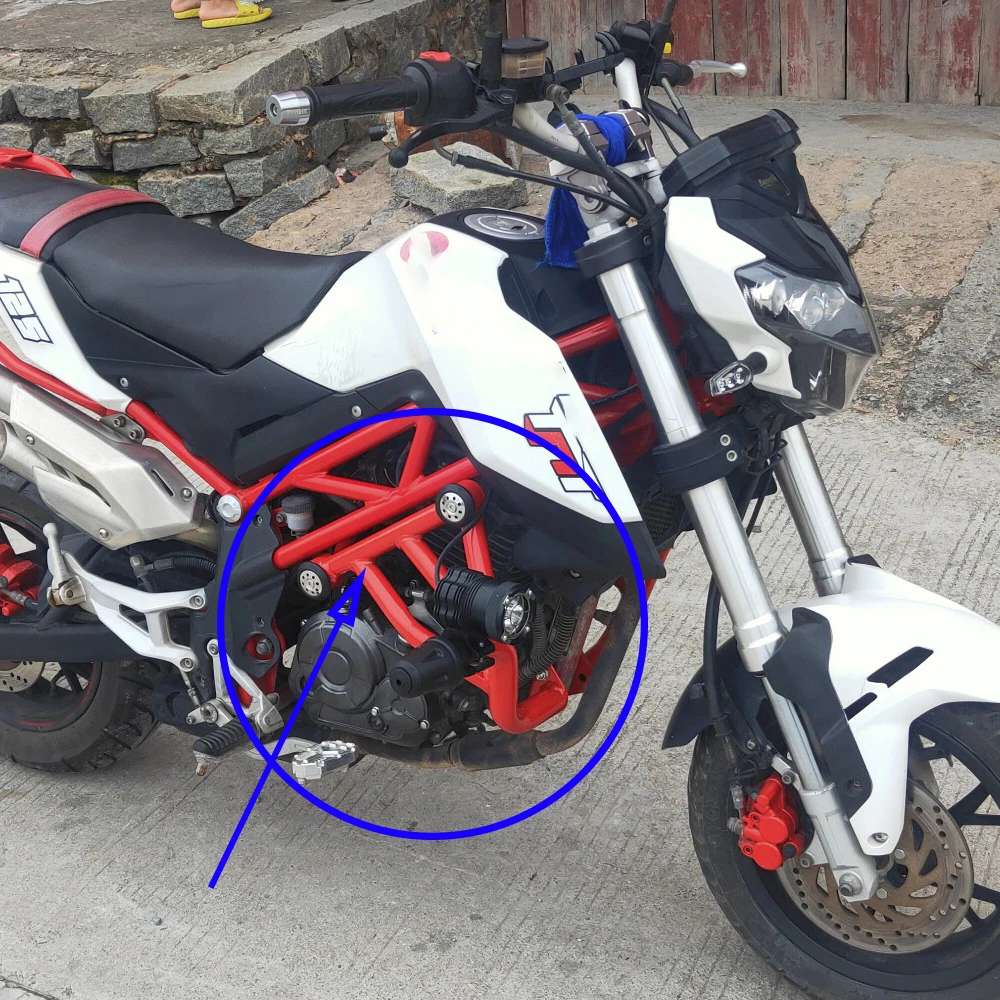 For Benelli BJ125-3E TNT125 TNT135 TNT 125 135 Motorcycle Accessories Engine Guard Bumper Crash Bars Stunt Cage Frame Protector